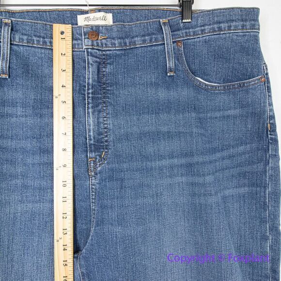 New! Madewelll Slim Wide-Leg Jeans in Crownridge Wash, size 36 - Picture 6 of 16